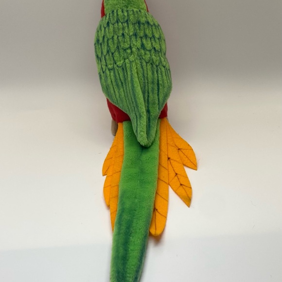 Hansa Red and Green Macaw plush - Picture 6 of 8